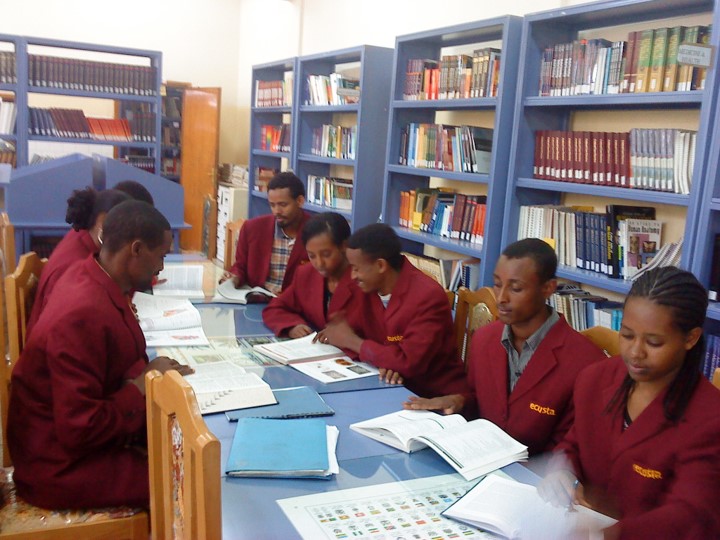 Addis Ababa, Ethiopia, Africa - Ethiopian Catholic University - La Salle (ECU) - Working progress of the University kitchen and cafeteria