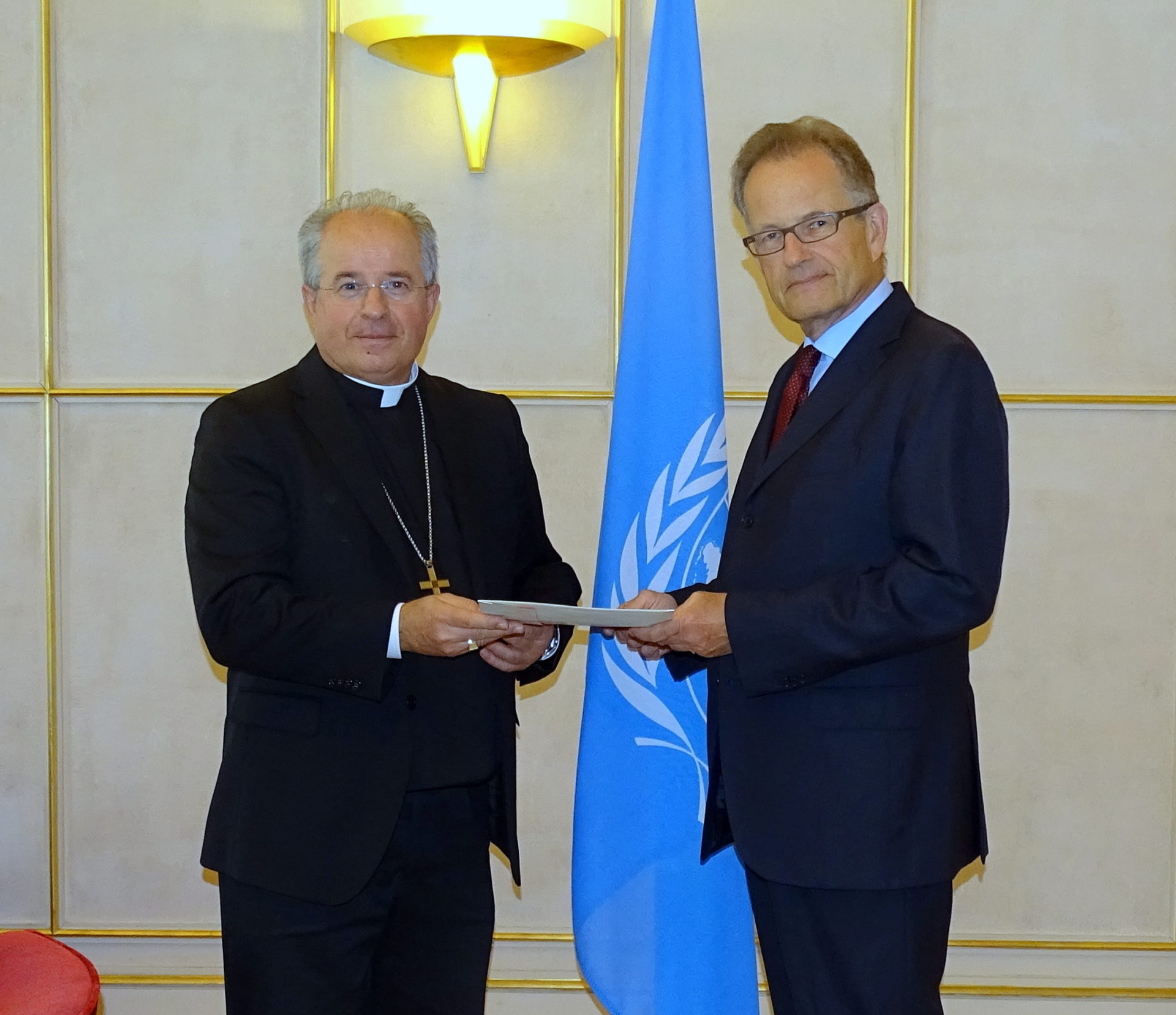 H.E.Archbishop Ivan Jurkovic, Apostolic Nuncio and Permanent Observer of the Holy See to the United Nations in Geneva.
