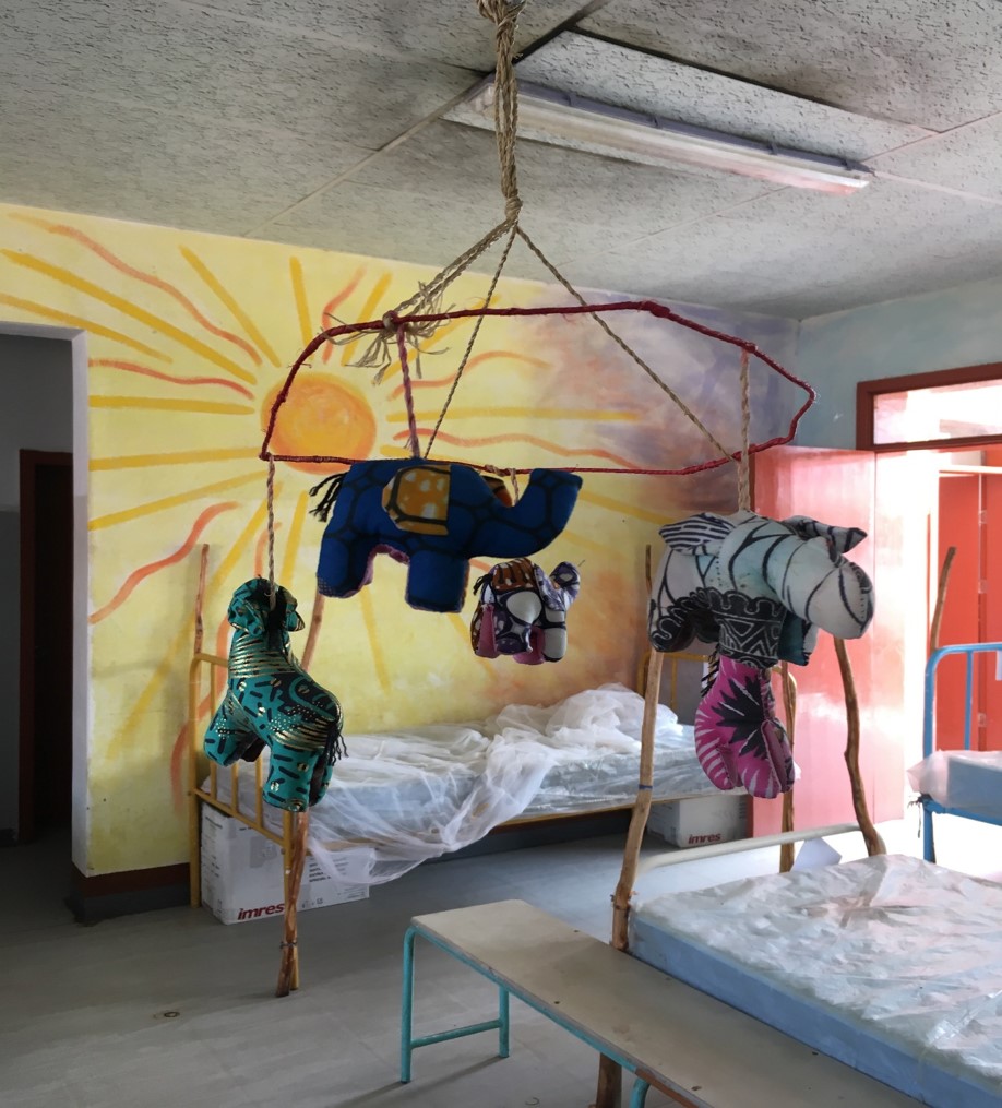 The Chiulo Catholic Hospital  - Pediatrics after being painted