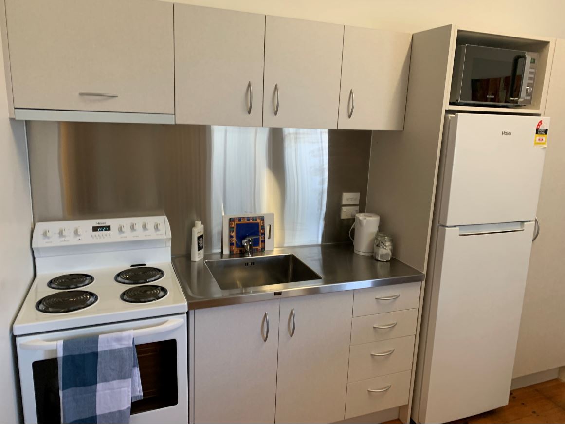 The Kitchen of one of the renovated housing units