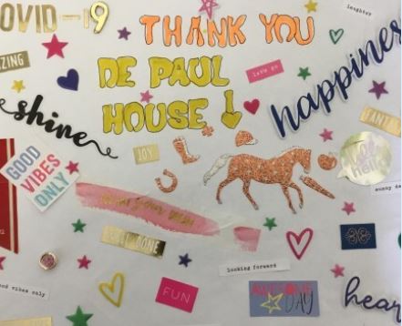 Artwork done by one of the children who relies on De Paul House for accommodation