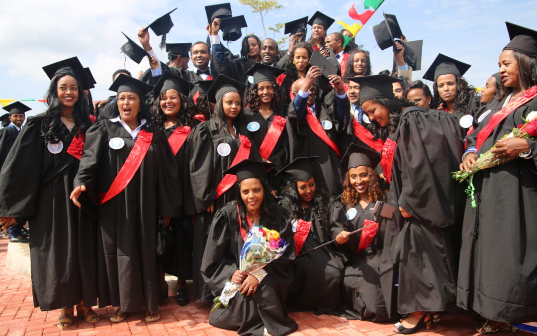 Addis Ababa, Ethiopia, Africa - Ethiopian Catholic University - La Salle (ECU) - Graduation ceremony